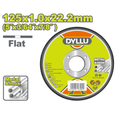 Սկավառակ մետաղ կտրող 125x1.0մմ DYLLU DTAC1351