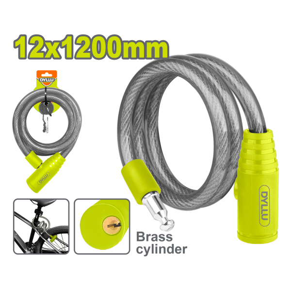 Կողպեք հեծանիվի 12x1200մմ DYLLU DTBK1112