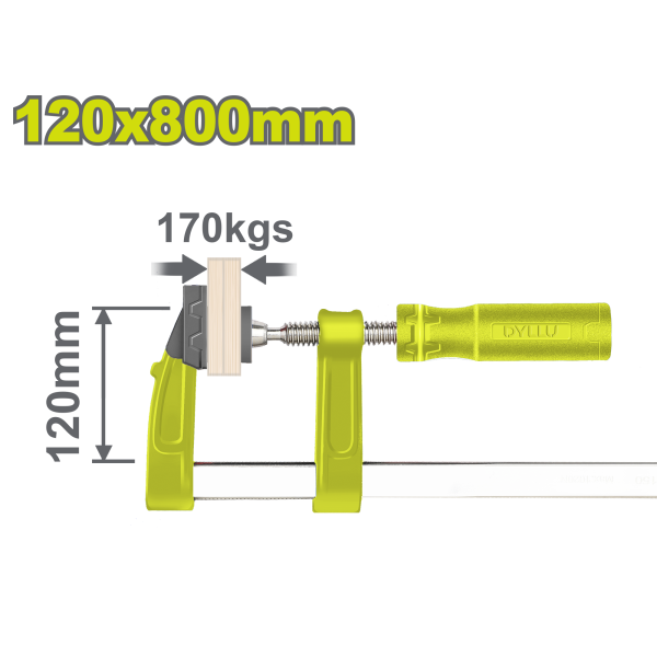 Ամրակ F-աձև 120x800մմ DYLLU DTCP2124