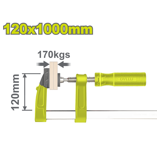 Ամրակ F-աձև 120x1000մմ  DYLLU DTCP2125
