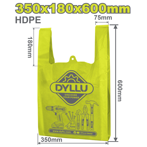 Պոլիէթիլենային տոպրակ DYLLU DTDA1A01 35x60սմ