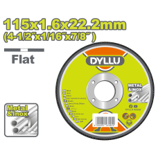 Սկավառակ մետաղ կտրող 115x1.6մմ DYLLU DTDC3345