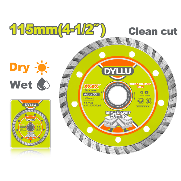 Սկավառակ ալմաստե տուրբո 115մմ DYLLU DTDC3K02