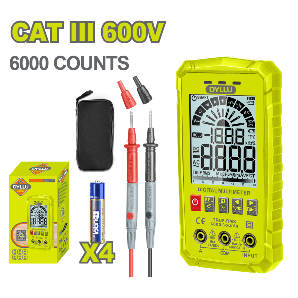 Թվային մուլտիմետր  600Վ DYLLU DTDM1507