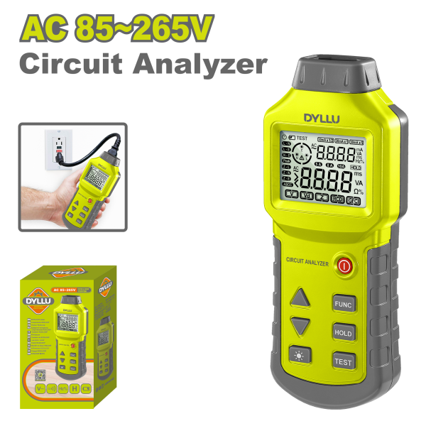 Տեստեր RCD/LOOP 85-265Վ DYLLU DTDM9502 Տեստեր RCD/LOOP 85-265Վ DYLLU DTDM9502