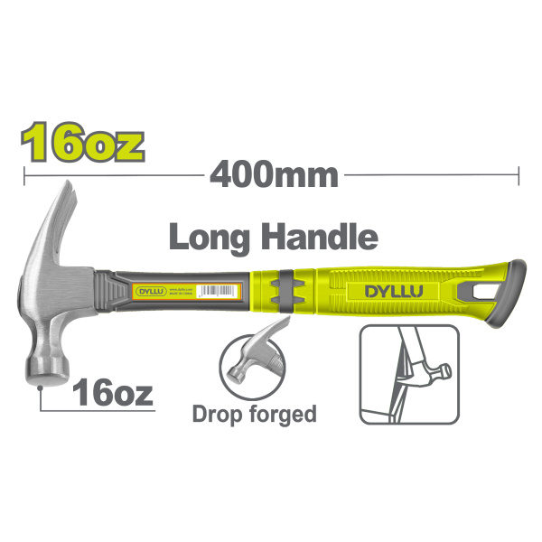 Մուրճ մեխահան 450գր  DYLLU DTHM336L