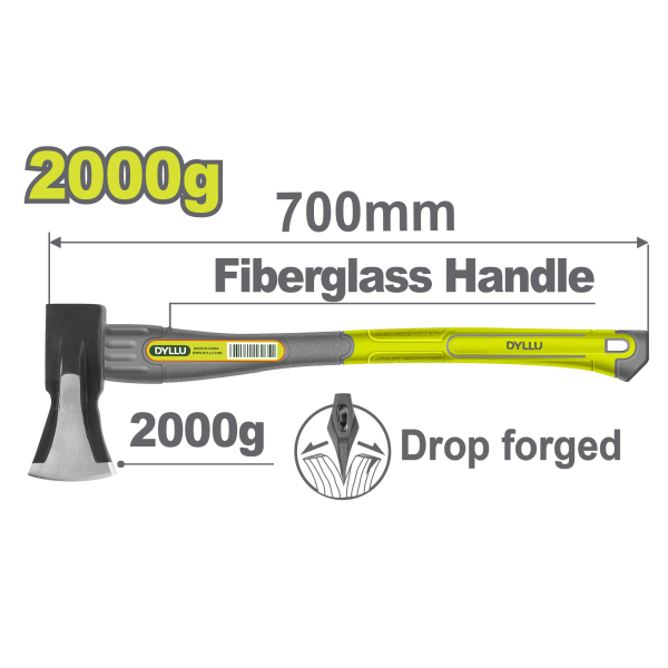 Կացին 2000գր DYLLU DTHM6322 Կացին 2000գր DYLLU DTHM6322