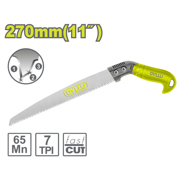 Էտի սղոց ձեռքի DYLLU DTHW5G12 270մմ