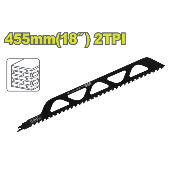 Դանակ սուսերավոր սղոցի 455 մմ DYLLU DTJT2243HM