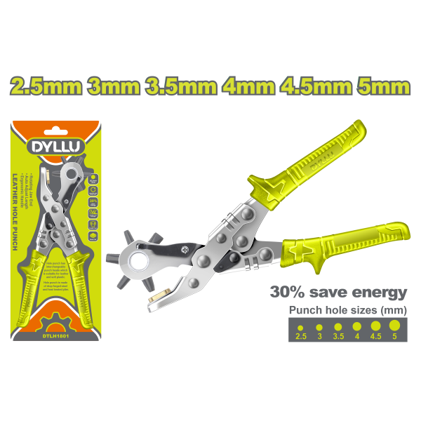 Դակիչ կաշվի  2.5-5մմ DYLLU DTLH1801
