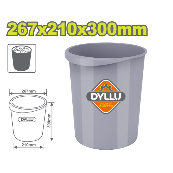 Պլաստիկ դույլ աղբի 267x210x300 մմ DYLLU DTLJ1330