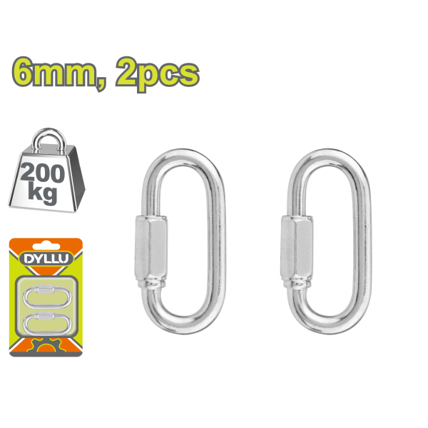 Միացման օղակներ (2 հատ) 6 մմ DYLLU DTQL1K01