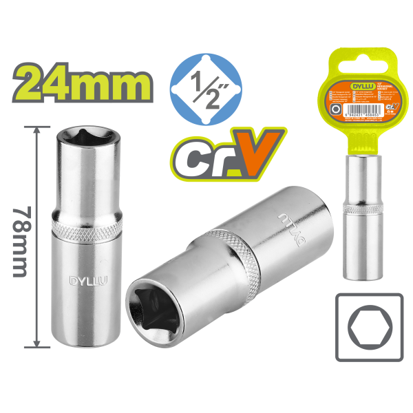 1/2 դյույմ վեցանկյուն գլխիկ DYLLU DTSC7224