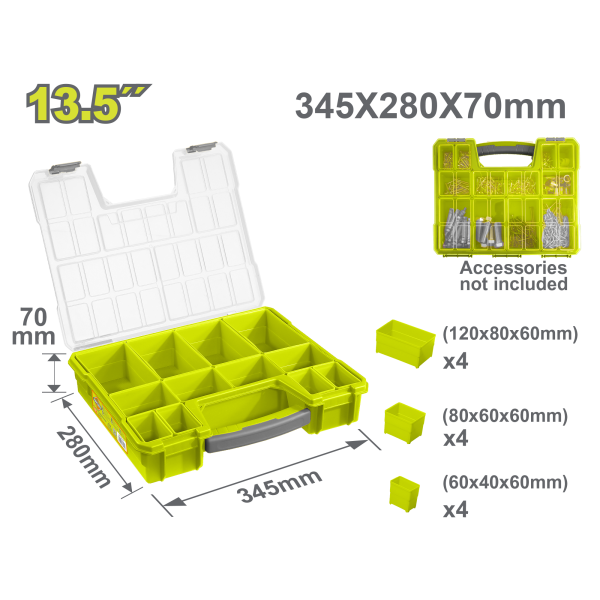 Արկղ պլաստիկ 345x280x70մմ DYLLU DTTB1311