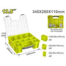 Արկղ պլաստիկ 345x280x110մմ DYLLU DTTB1322