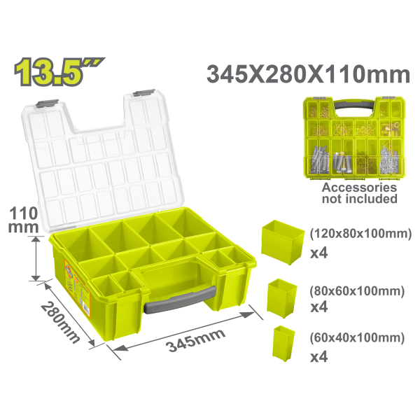 Արկղ պլաստիկ 345x280x110մմ DYLLU DTTB1322