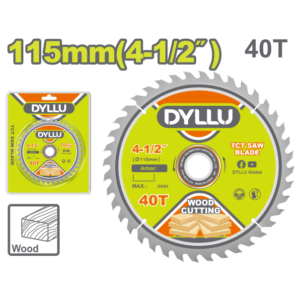 Սկավառակ սղոցաձև փայտ կտրող TCT 115մմ DYLLU DTTC1K01