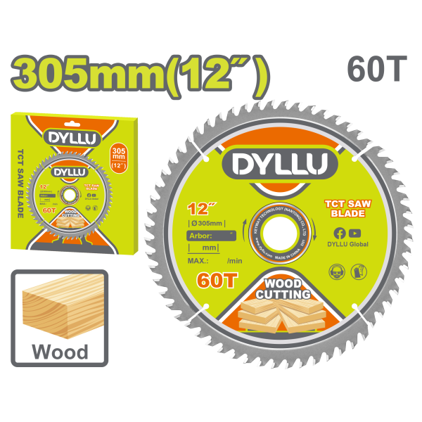 TCT կտրող սկավառակ DYLLU DTTC1K11