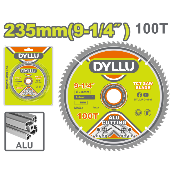 TCT կտրող սկավառակ DYLLU DTTC2K02