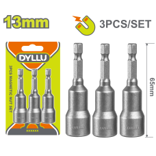 Մագնիսական գայկաների հավաքածու (3 միավոր) 13 մմ DYLLU DTWR2K13