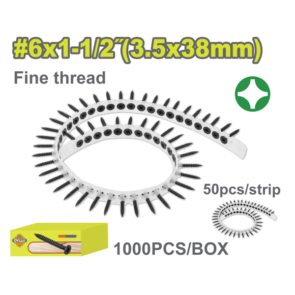 Գիպսակարտոնի պտուտակ DYLLU DTXS2514C