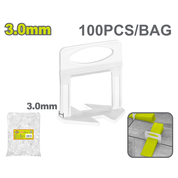 Սալիկի հարթեցման համակարգ 3.0մմ 100 հատ DYLLU DTXZ3001