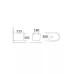 Կախովի բիդե WeltWasser WW GELBACH 005MT-BL 34.5x48.5x33 սմ, սև փայլատ, Rimless