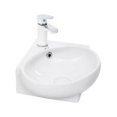 Կախովի լվացարան WeltWasser WW AISBACH 5010 39x36.5x13 սմ, սպիտակ փայլուն