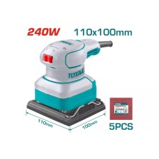 Հղկող մեքենա վիբրացիոն TOTAL TF2241108 240Վտ 110x100մմ