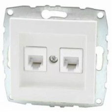 Mono Electric Վարդակ USB 2 տեղ սպիտակ 500-001905-178