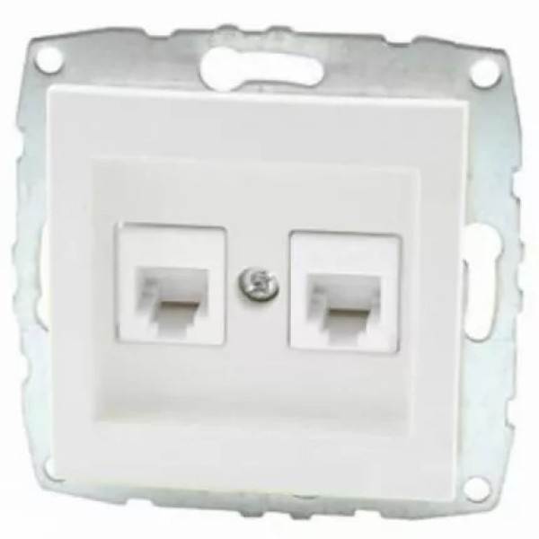 Mono Electric Վարդակ USB 2 տեղ սպիտակ 500-001905-178