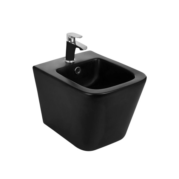 Կախովի բիդե WeltWasser WW GELBACH 005MT-BL 34.5x48.5x33 սմ, սև փայլատ, Rimless