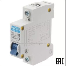 Ավտոմատ անջատիչ adb3-63 C63A 1P (ANDELI)