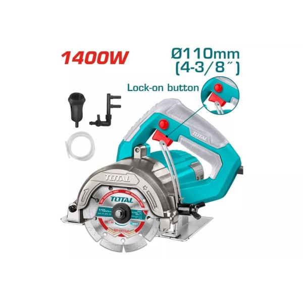 Սկավառակային սղոց (քարի) TOTAL TS3141106 1400Վտ 110մմ