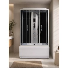 Լոգախցիկ RIVER SENA 120/80/55 TH 120x80 սմ, ուղղանկյուն, բարձր տակդիր 55 սմ, տոնավորված ապակի