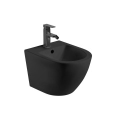 Կախովի բիդե WeltWasser WW MERZBACH 005MT-BL 37x49.5x32.5 սմ, սև փայլատ, Rimless