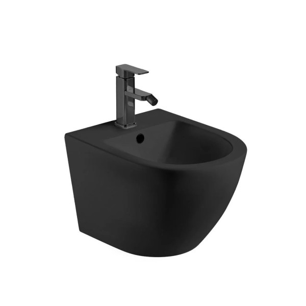 Կախովի բիդե WeltWasser WW MERZBACH 005MT-BL 37x49.5x32.5 սմ, սև փայլատ, Rimless