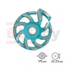 Ալմաստե հղկման սկավառակ (բաժակ) FAN, 175մմ, BIHUI, DCWF7