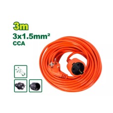 Երկարացման լար 3մ 3x1.5մմ² DYLLU DTEJAG01