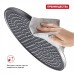 Վերին ցնցուղի գլխիկ Raglo R451.50.09 արևադարձային ցնցուղ ∅250 մմ, պլաստիկ/սիլիկոն, գրաֆիտ