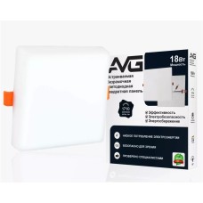 Led պանել քառակուսի առանց շրջանակ 18W-4K (N.W)  (60)