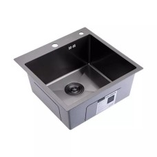 Խոհանոցի լվացարան Splenka S701.5050.09 չժանգոտվող պողպատից, 50 սմ-ից պահարանի համար, գրաֆիտ