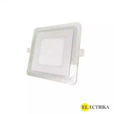 Electrica լուսատու Bubble ներկառուցվող 3+3W 4100+4100K քառակուսի 1/100