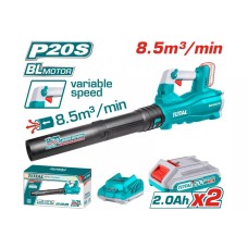 Օդամղիչ (ասպիրատոր) մարտկոցային 20Վ 8.5մ³/ր (2 մարտկոցով, լիցքավորիչով) TOTAL TABLI204282