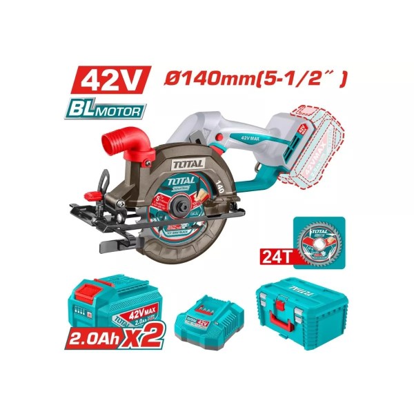 Շղթայավոր սղոց մարտկոցային TOTAL TSLI4214012