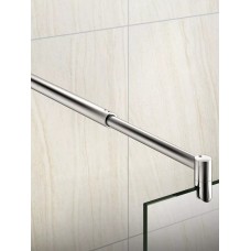 Լոգախցիկի դուռ WeltWasser WW400 HQ 70-120 700-1200 մմ, կլոր, ճոճվող դուռ, թափանցիկ ապակի 5 մմ, քրոմ