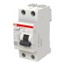RCD (մնացորդային հոսանքի անջատիչ) ABB FH202 A-63/0.03, 2P, 63 A, 30 mA, A տիպի
