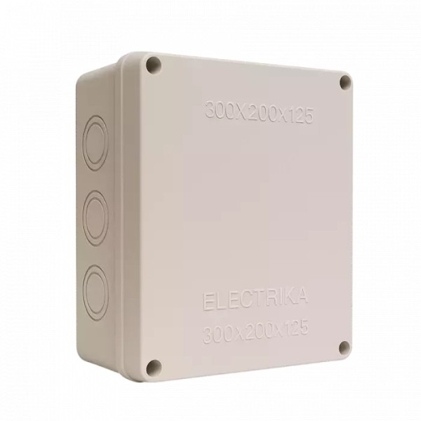 Electrica պլաստմասե արկղ 300x200x125մմ մոխրագույն