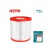 Փոշեկուլի օդի ֆիլտր HEPA TOTAL TVCAIHP03