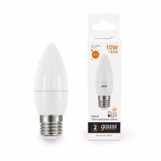 Gauss լամպ E27 Elementary մոմ 10W 3000K 750Lm 1/10/100